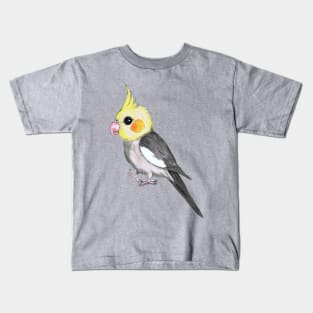 Very cute cockatiel Kids T-Shirt